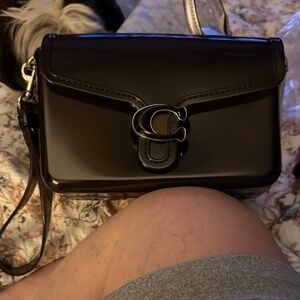 CoachTopia Black vinyl/translucent Crossbody Bag